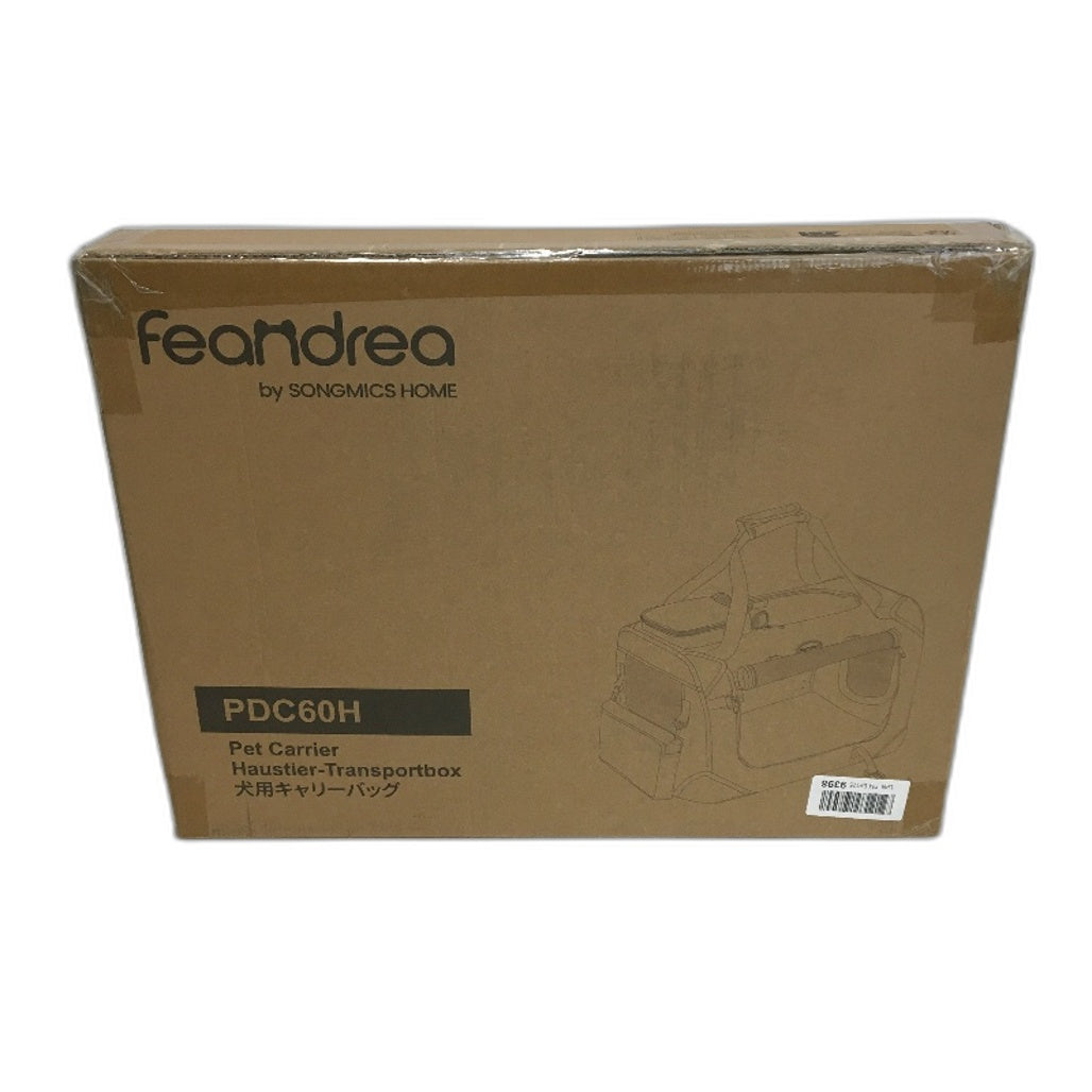 Feandrea Black Collapsible Pet Carrier Soft Dog Travel Crate Indoor Outdoor NEW