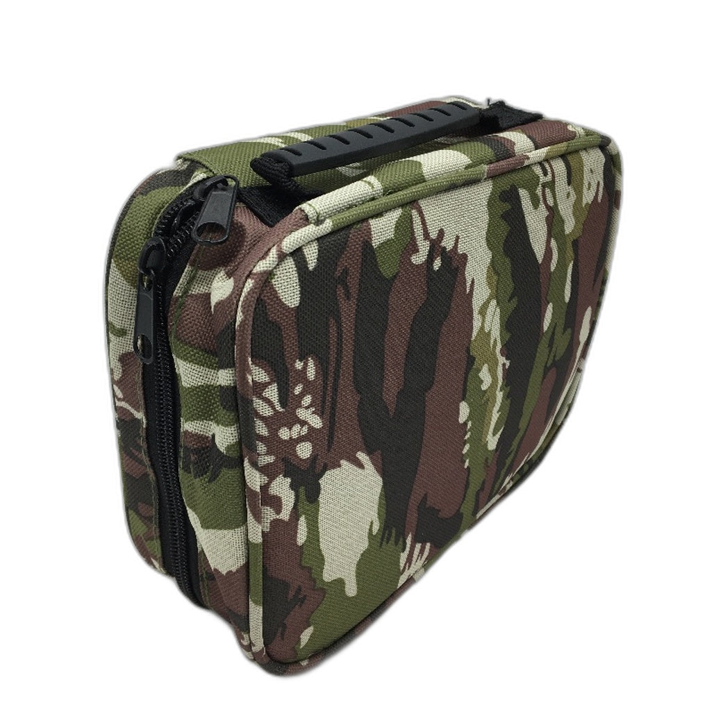 Trafalgar Family First Aid Kit With Carry Bag Home Car Workplace Emergency Green