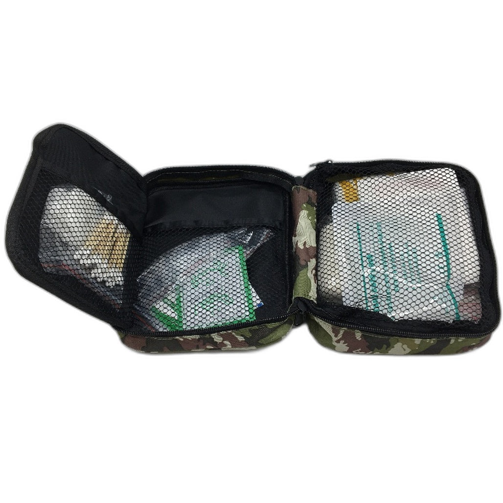 Trafalgar Family First Aid Kit With Carry Bag Home Car Workplace Emergency Green