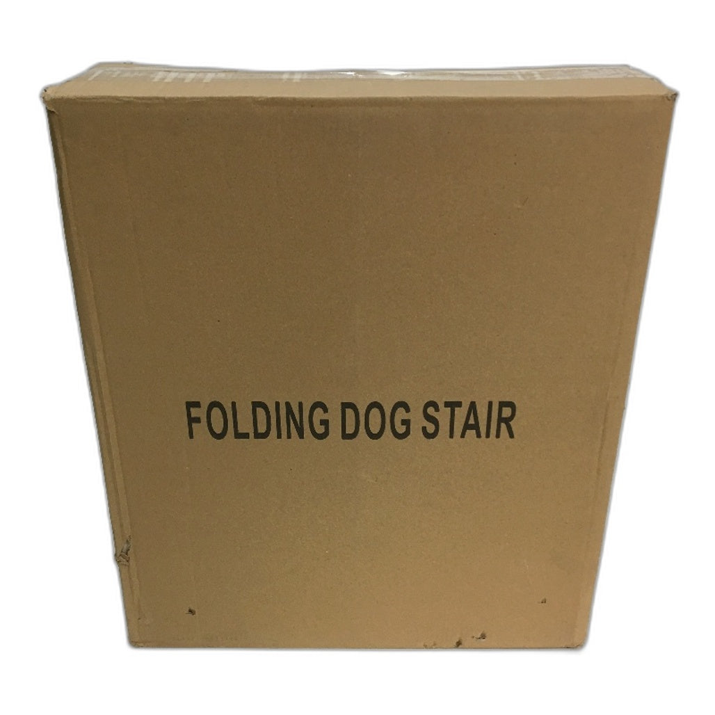 Folding 4 Tier Steps Stairs Sturdy Portable Ramp For Small Pets Dogs Cats NEW