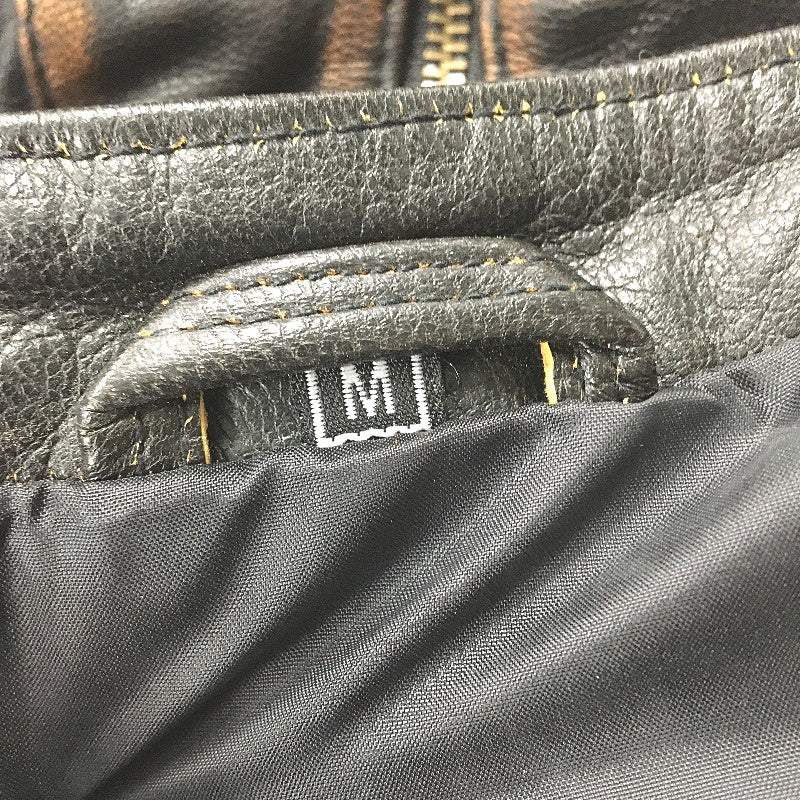 Superior Leather Garments Leather Biker Motorcycle Vintage Jacket Mens Sz M NEW