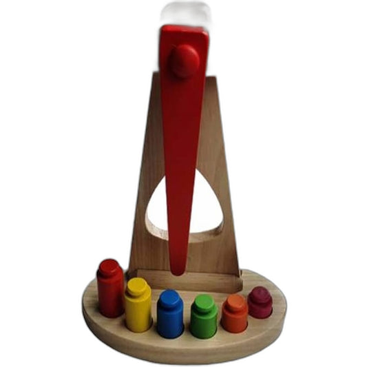 Mumm Montessori Wooden Scale Weight Balance Game Educational Kids Toy Age 3+ NEW