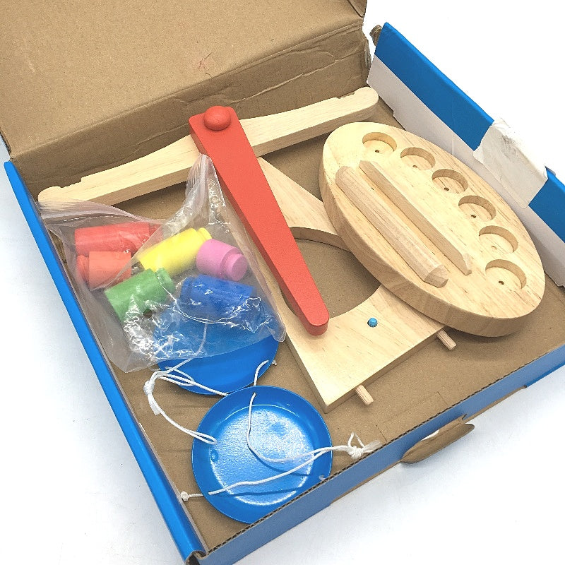 Mumm Montessori Wooden Scale Weight Balance Game Educational Kids Toy Age 3+ NEW