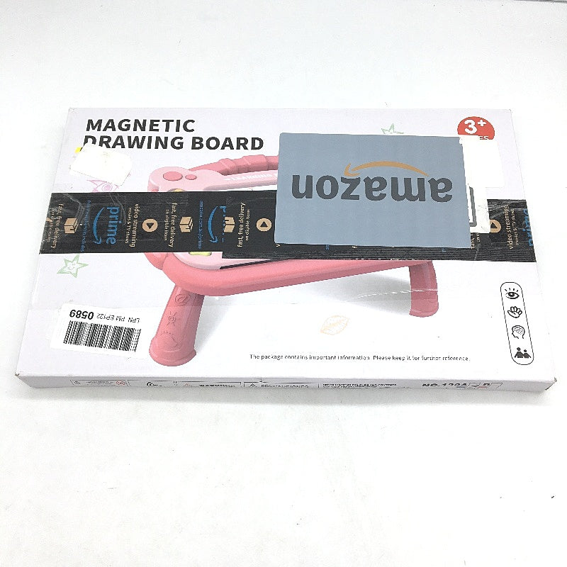 Magnetic Drawing Doodle Board With Stamps & Legs Kids Toddlers Toys Age 3+ NEW
