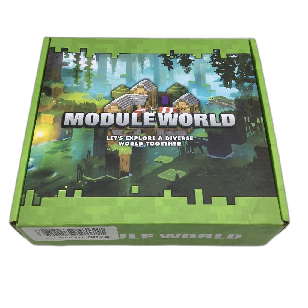Module World Magnetic Cube Building Blocks Minecraft Style Sensory Toy Age3+ NEW