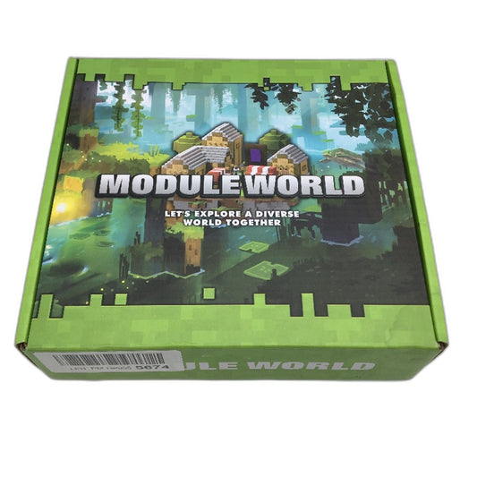 Module World Magnetic Cube Building Blocks Minecraft Style Sensory Toy Age3+ NEW