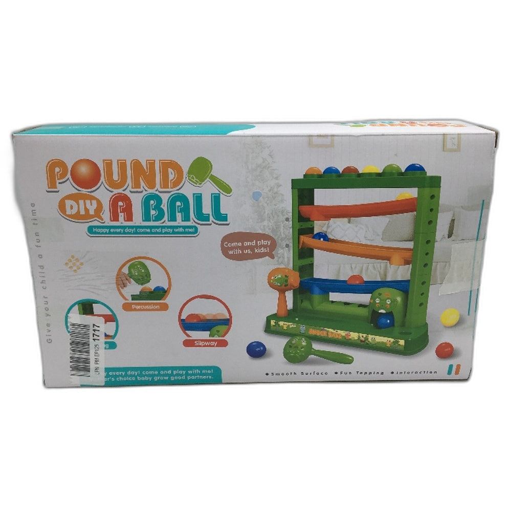 Pound A Ball Interactive Montessori Toy Includes 12 Balls & 2 Hammers Age 3  NEW