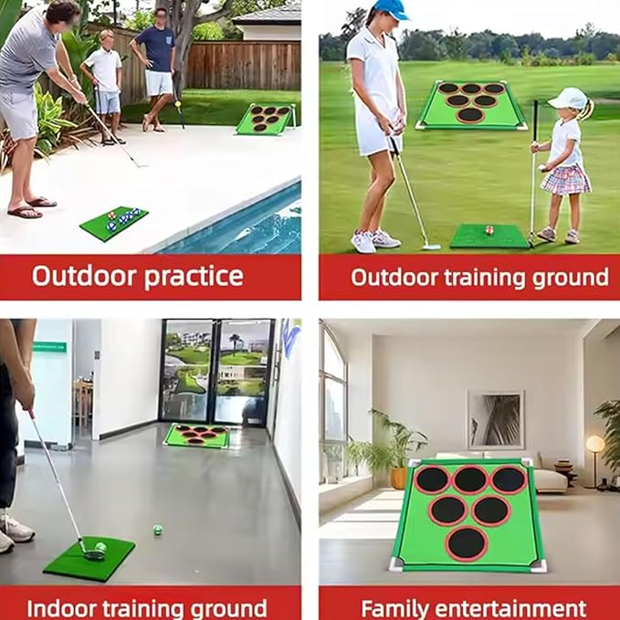HandRoom Golf Play Set Chipping Cornhole Target Game Outdoor Indoor Backyard NEW