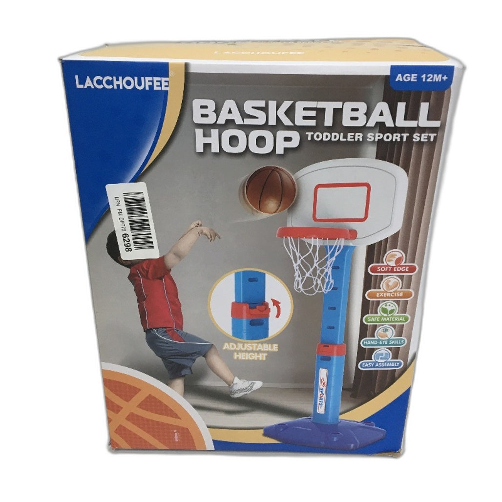 Lacchoufee Mini Kids Basketball Hoop With 3 Balls Adjustable Height Age 1+ NEW