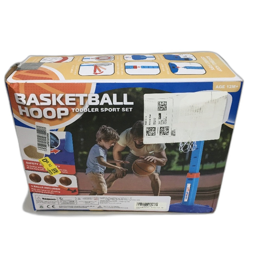 Lacchoufee Mini Kids Basketball Hoop With 3 Balls Adjustable Height Age 1+ NEW
