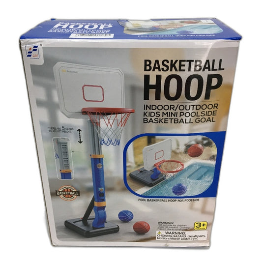 Qutumill Toddler Mini Basketball Hoop Set 2 In 1 Height Adjustable Poolside NEW