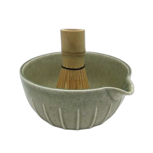Matcha Making Tools Bamboo Whisk Bowl Scoop 3PCS Set Tea Ceremony Kit Green NEW