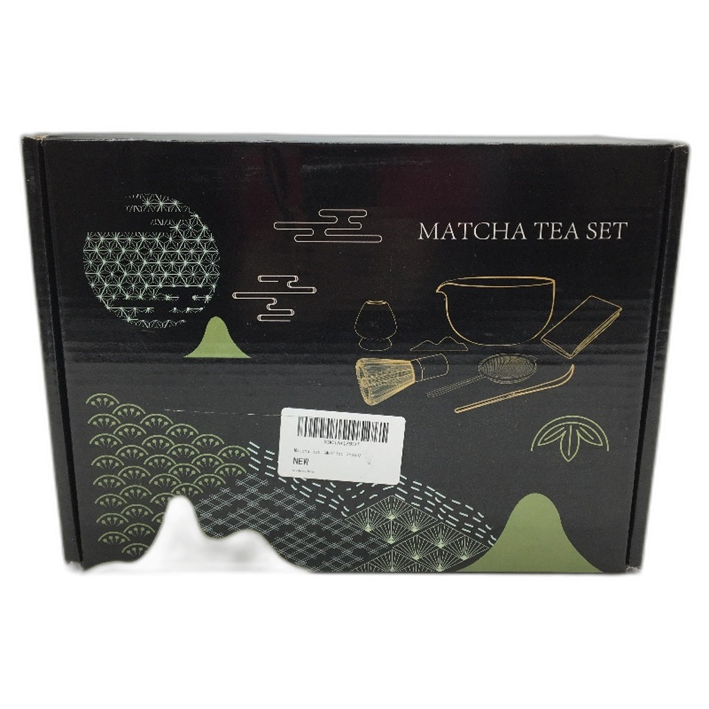 Matcha Making Tools Bamboo Whisk Bowl Scoop 3PCS Set Tea Ceremony Kit Green NEW