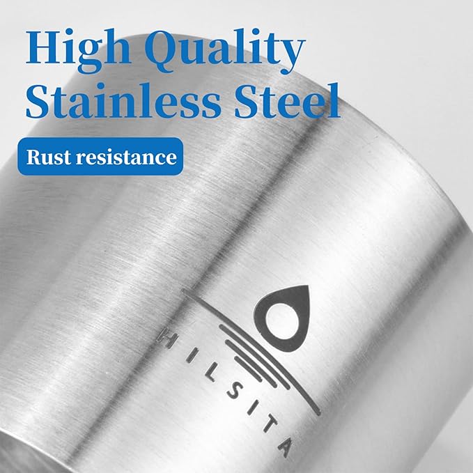 Hilsita 8PCS Stainless Steel Seamless Mousse Cake Ring Mold Round Cutter NEW