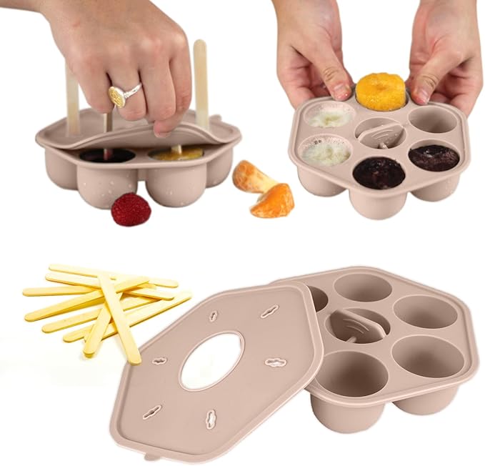 Cherub Baby Silicone Food Breast Milk Freezer Tray Ice Cream MLoddiiaker NEW