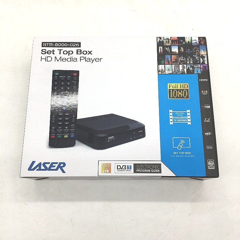Laser Multiregion DVD Player and Set Top Box HD Media Player Bundle NEW