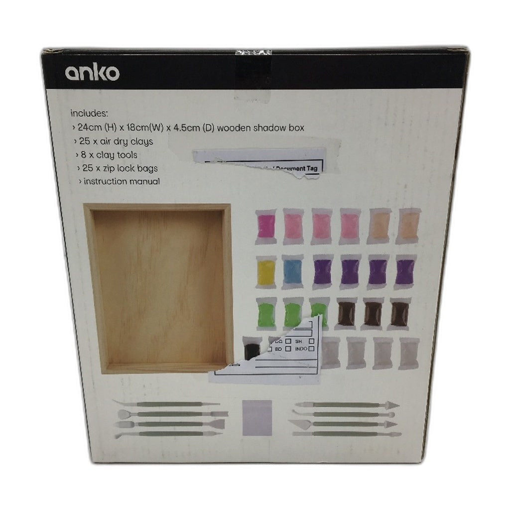 3 Pack Dual Tip Colour Markers, Manga Pens and Air Dry Clay Art Bundle NEW