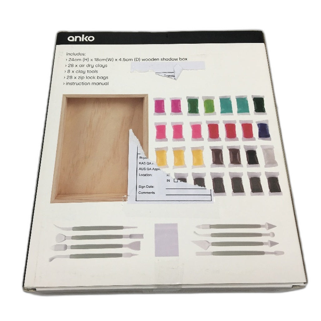 3 Pack V2 Sketch & Colour Set, Manga Pens and Air Dry Clay Art Bundle NEW