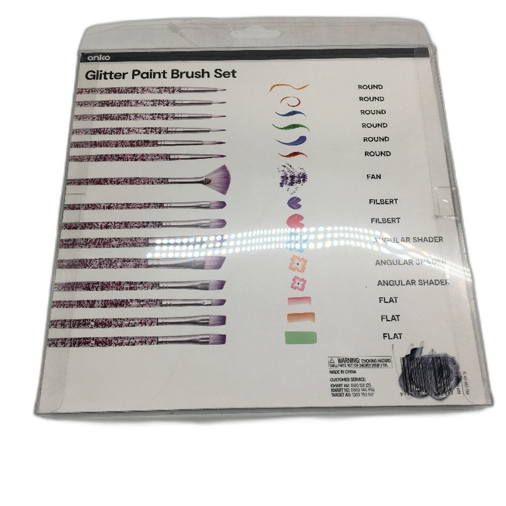 3 Pack Texture Canvas Art Kit, Ceramic Paint Palette and Brush Set Bundle NEW