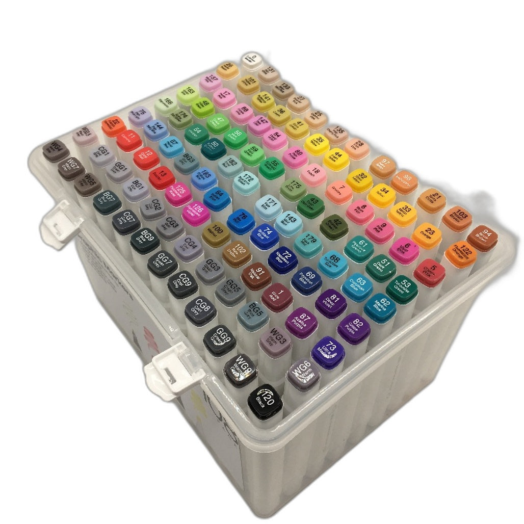 3 Pack Watercolour Card Kit, Vinyl Sticker Paper & 108pc Markers Art Bundle NEW