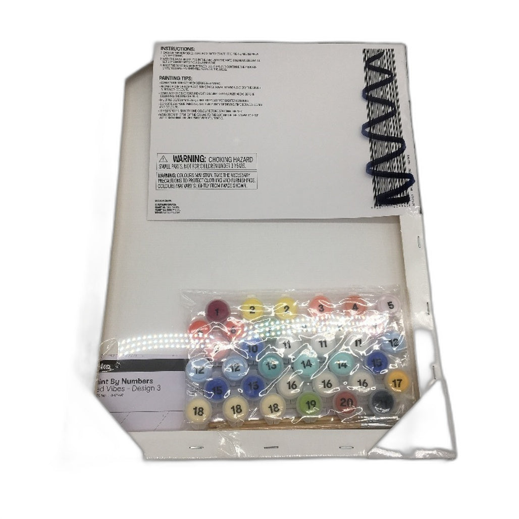 3 Pack Paint By Numbers Sicily, Mediterranean & Bold Floral Canvas Bundle NEW