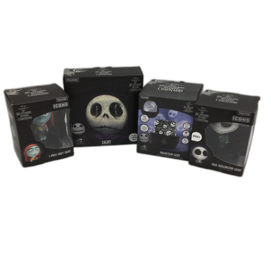 4 Pack Paladone Nightmare Before Christmas Home Decor Lights Bundle NEW