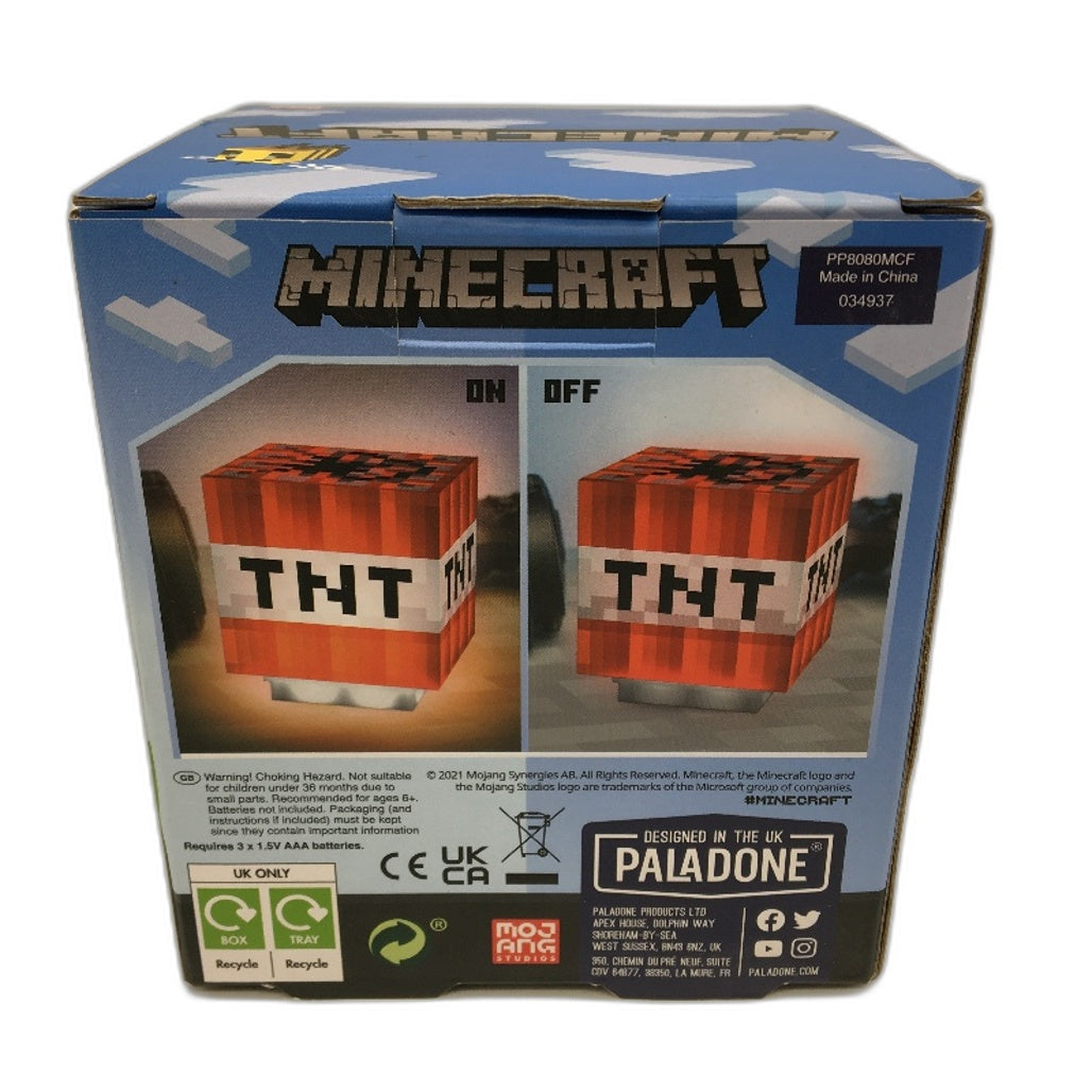 3 Pack Paladone Minecraft Desktop and Wall Mounted Home Decor Lights NEW