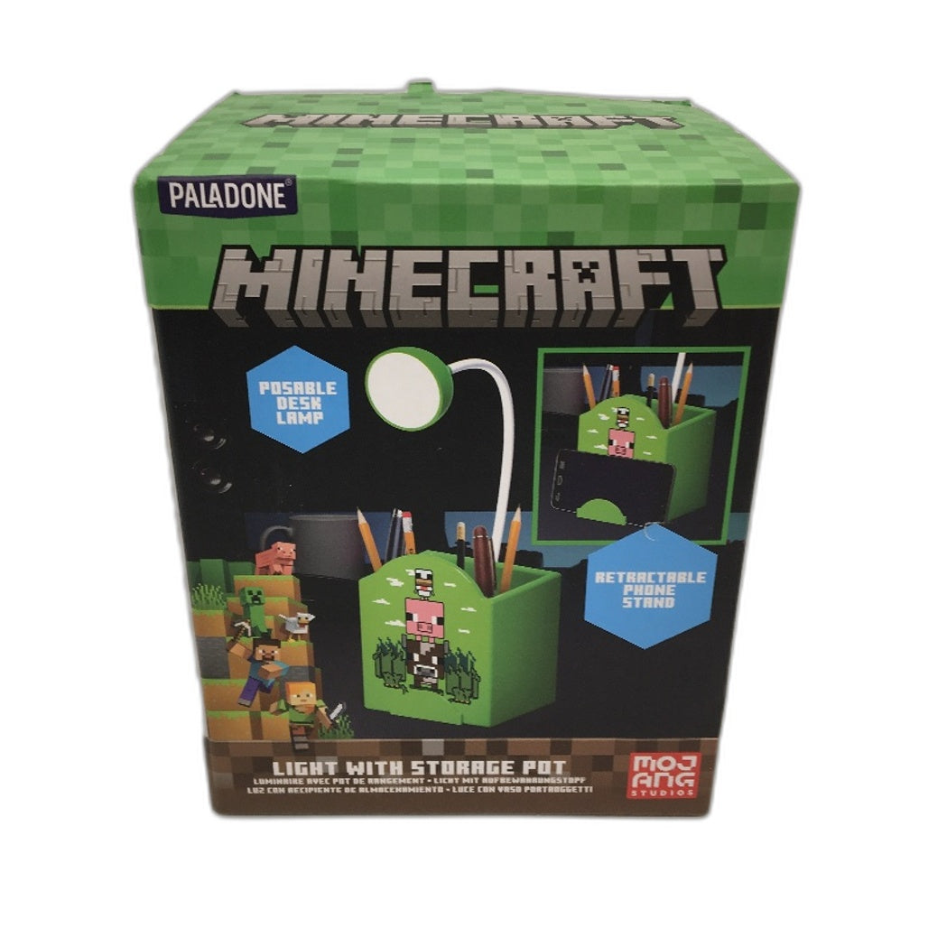 3 Pack Paladone Minecraft Creeper, Torch Light and Pen Holder Nightlight NEW