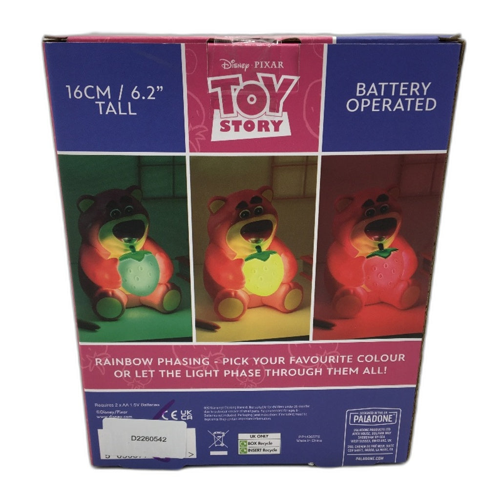 Paladone Disney Pixar Toy Story Lotso GloBuddies Colour Change Light NEW