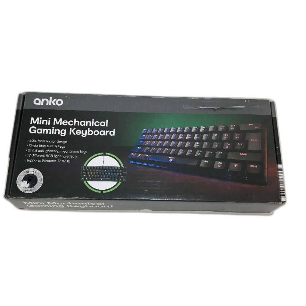 5 Pack Black LED RGB PC Wired Desktop Gaming Set DEMO