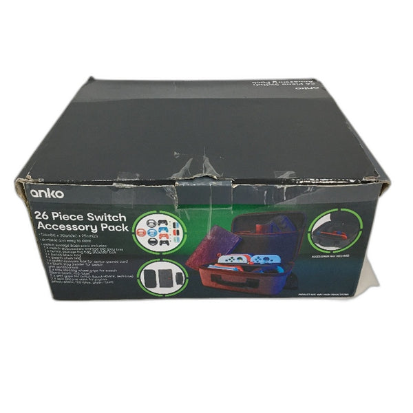 26 Piece Switch Console Accessory Pack in Grey Nylon NEW