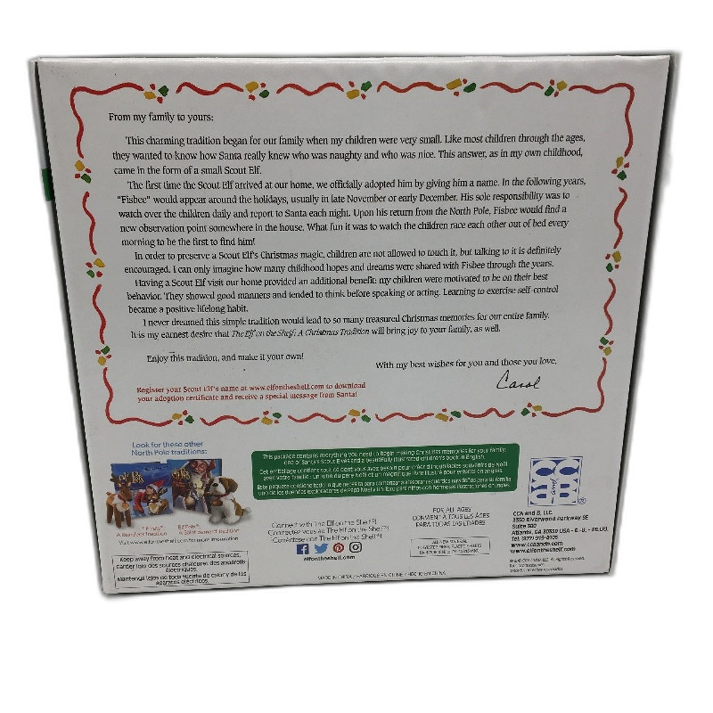 The Elf on the Shelf A Christmas Tradition Box Set Light Tone Boy Version NEW