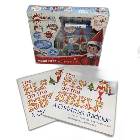 The Elf on the Shelf A Christmas Tradition Books and Mess Free Activity Kit NEW