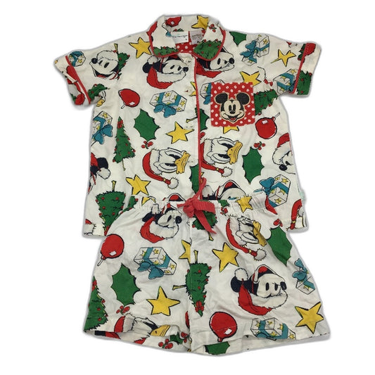 Peter Alexander Junior Mickey Mouse and Friends Shortie PJ Set Boys Size 4 NEW