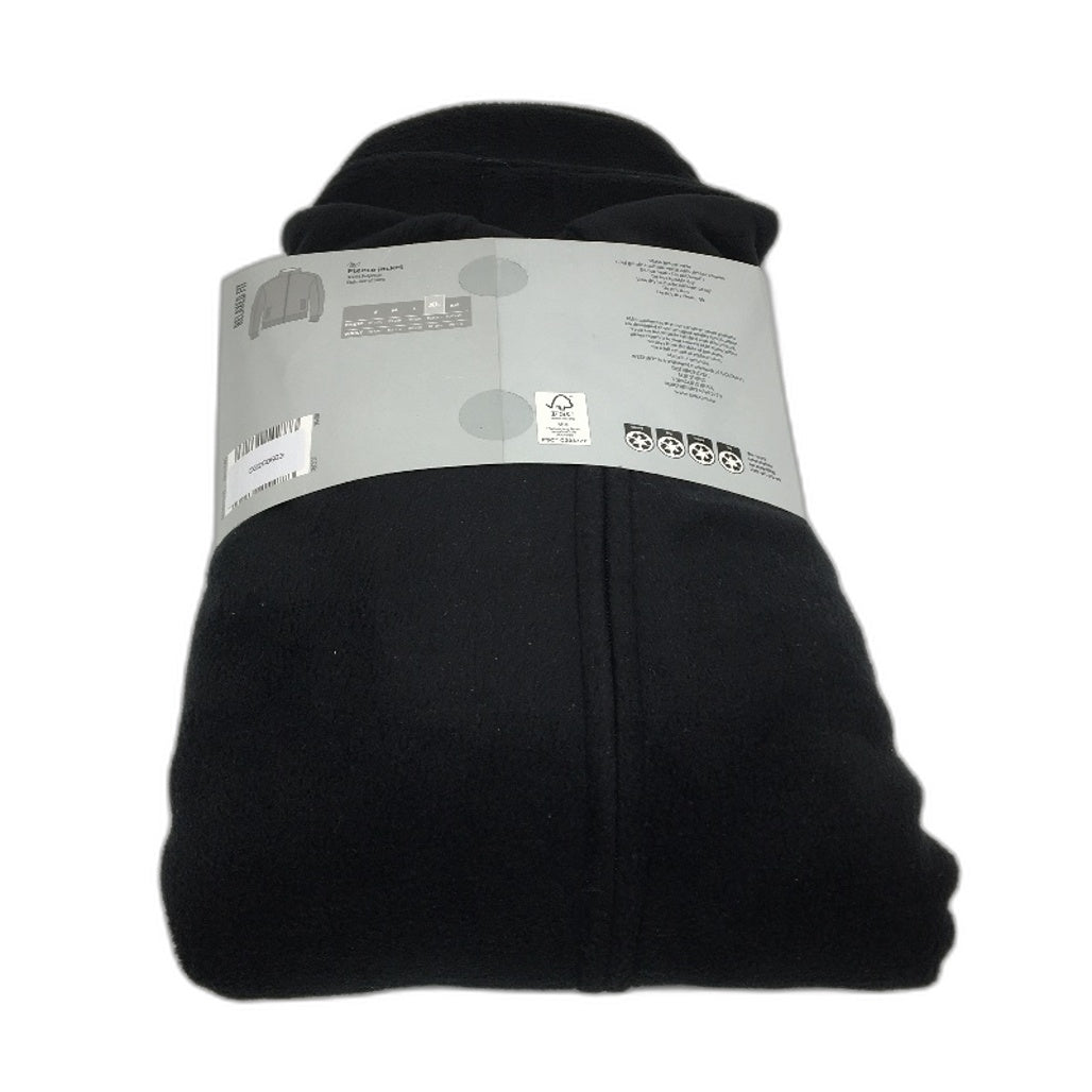 Westbay Black Relaxed Fit Full Zip Soft Warm Fleece Jacket Mens Size Large NEW