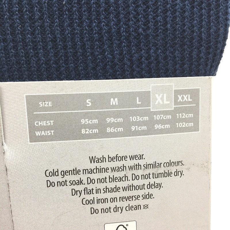 Westbay Navy Blue Regular Fit Knitted Pullover Jumper Mens Size XL NEW