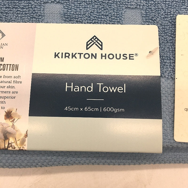 Kirkton House Blue 5 Piece Bath Sheet & Towel Bath Matts & Hand Towel Set NEW