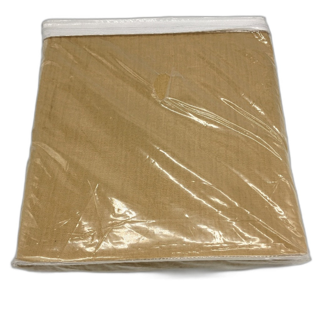 Set of 2 Mustard Reversible Muslin Lightweight Throw Blankets 1.27x1.52m NEW