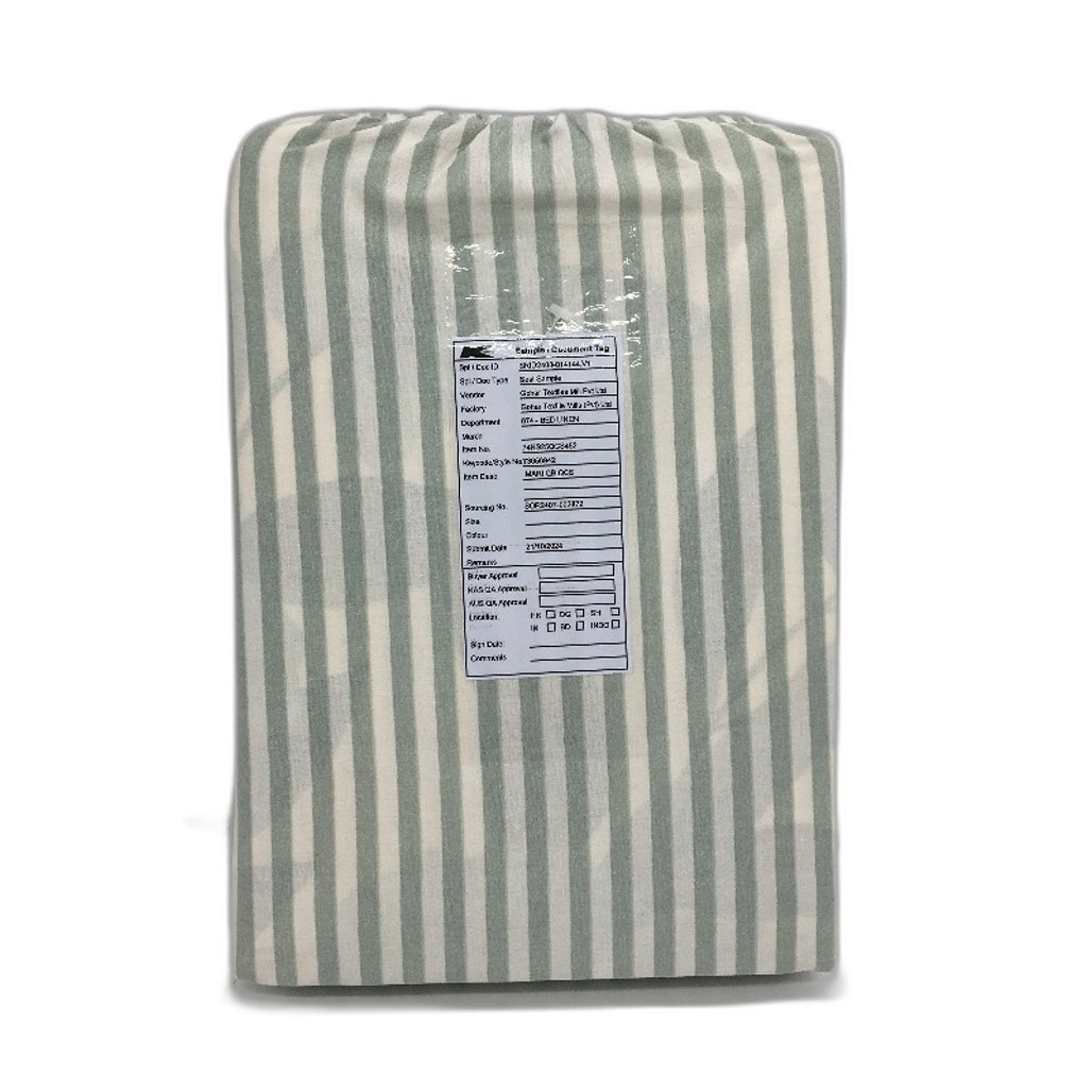 Mari Easy Care Floral & Stripe Reversible Cotton Rich Quilt Cover Set QUEEN NEW