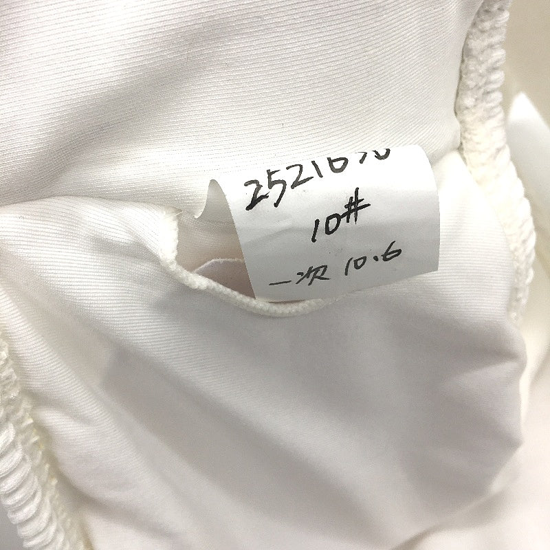 Myer White Textured 2-Piece Padded Swim Set Bikini Top & Bottom Ladies Size 10