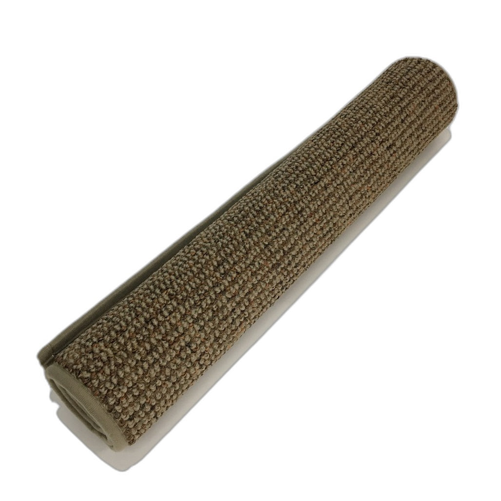 Dexi Front Door Mat Indoor Rug Textured Non-Slip Brown Entry Rug 60cm x 90cm