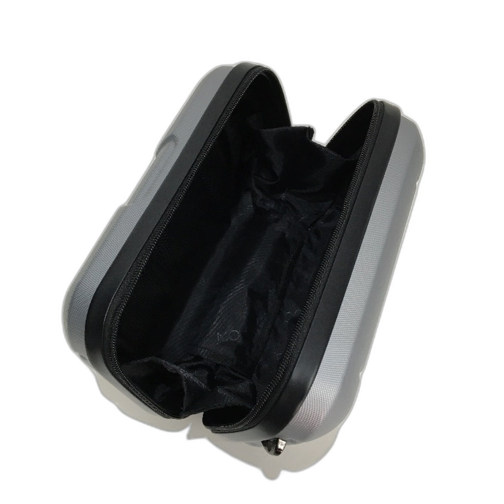 3 Pcs Silver Grey Hardshell Suitcase & Carry On Case Travel Luggage Set TSA Lock