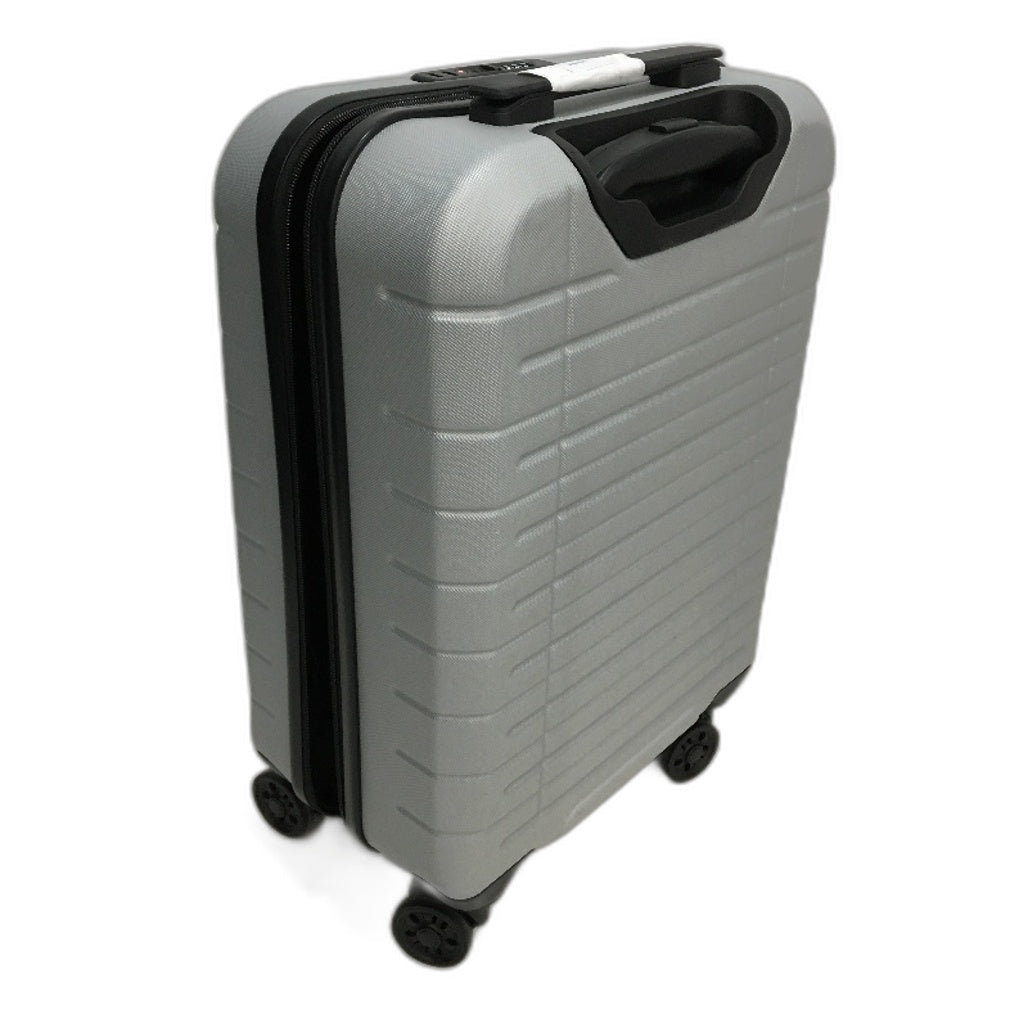 2 Pcs Matte Grey Hardshell Suitcase & Carry On Case Travel Luggage Set TSA Lock