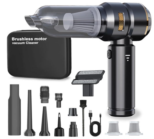 Car Vacuum Cleaner High Power Mini Handheld Rechargeable Cordless Compressed Air