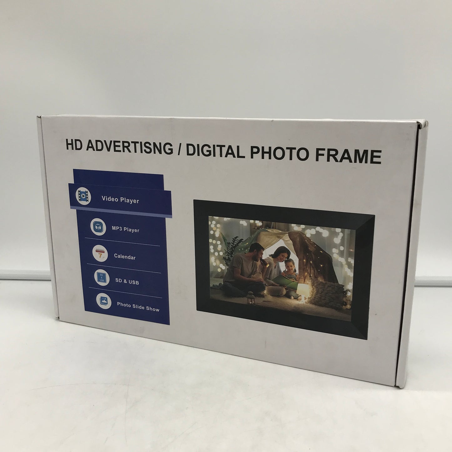 Digital Photo Frame HD Advertising Picture Image Video Preview Electronic Frame