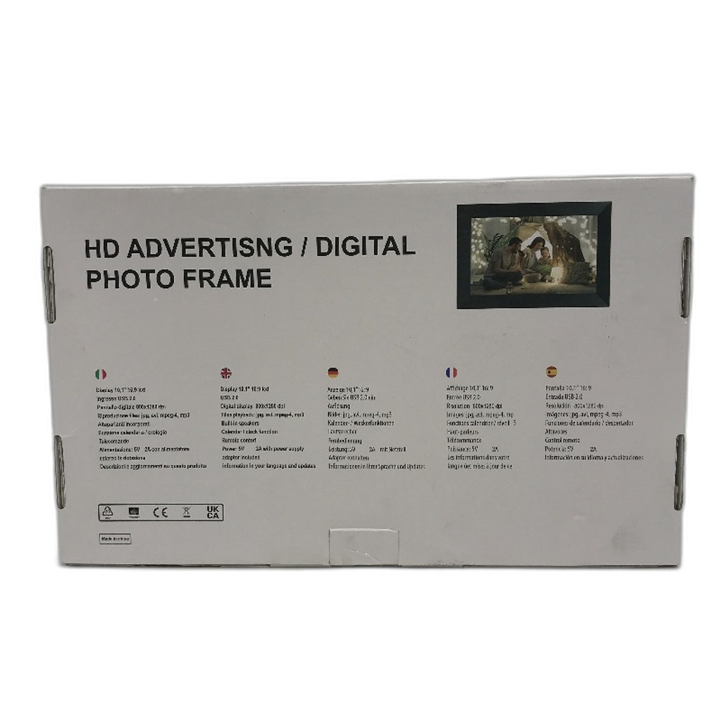 Digital Photo Frame HD Advertising Picture Image Video Preview Electronic Frame
