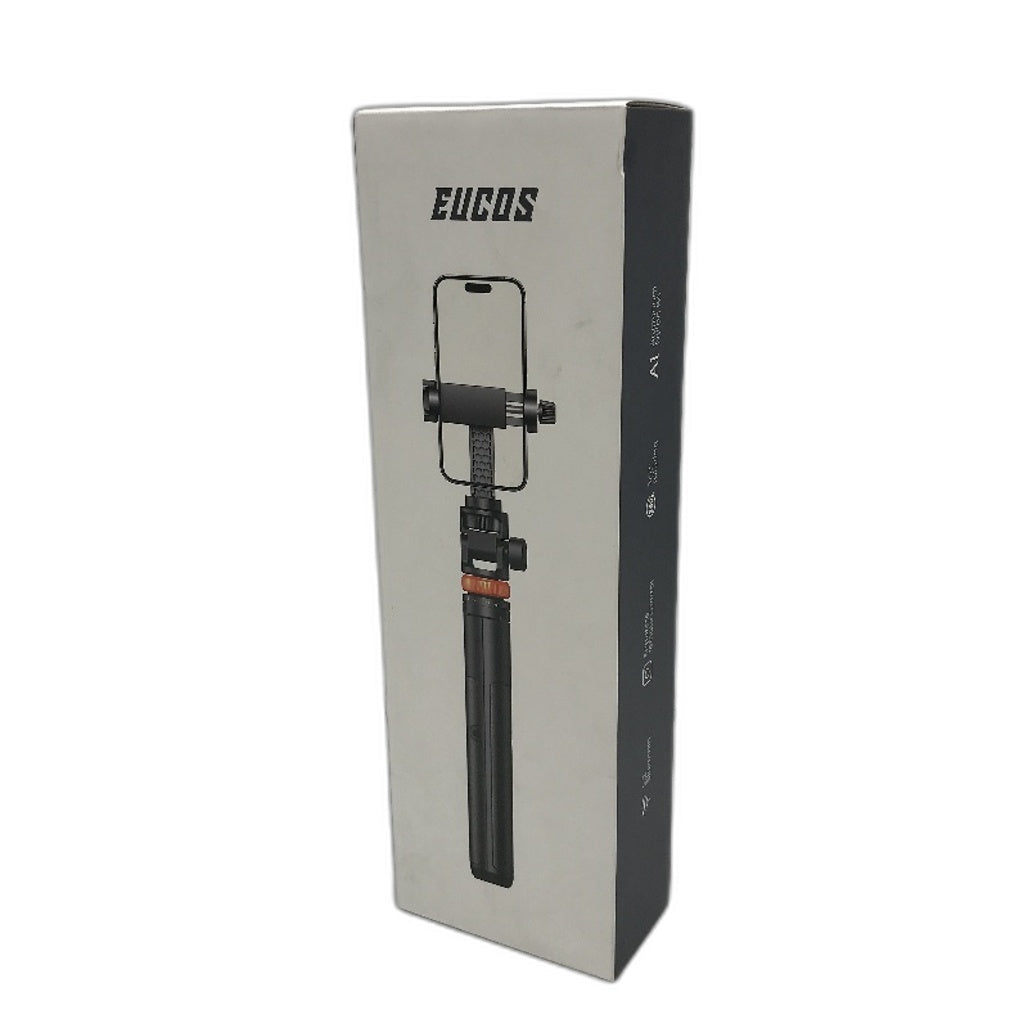 EUCOS 62" Phone Tripod For iPhone & Selfie Stick WIth Remote Extendable Stand