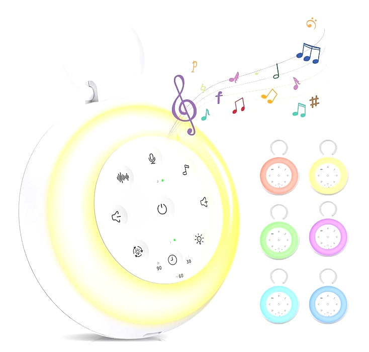 Necomi White Noise Machine & Night Light Wireless Speaker Sleep Timer