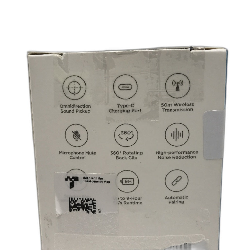 Boya Wireless Lavalier Lapel Microphone Lightning Port Connection Recording Mic