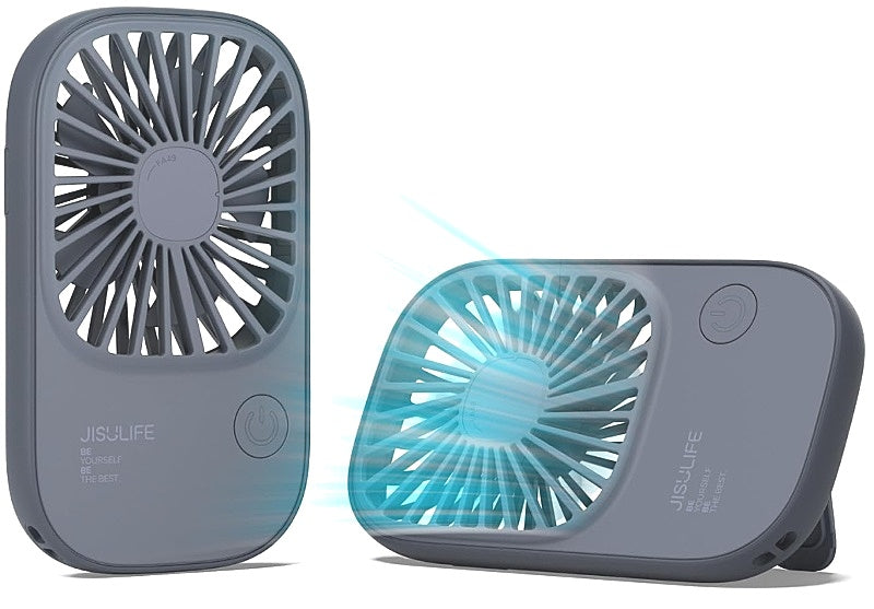 JISULIFE Handheld Mini Fan Ultra Slim Portable Hand Cooling Fan USB Rechargeable